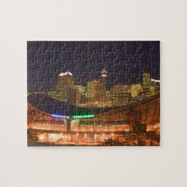 Puzzle Canada, Alberta, Calgary : City Skyline de (Horizontal)
