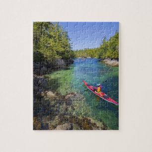 Puzzle Canada, Colombie-Britannique, Île de Vancouver.Mer