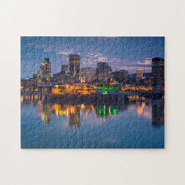 Puzzle Canada, Montréal, Skyline et Vieux-Port (Horizontal)