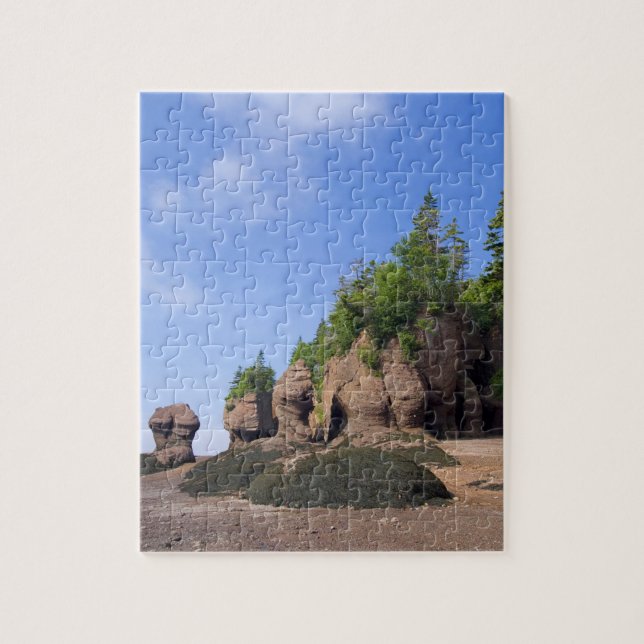 Puzzle Canada, Nouveau-Brunswick, Cap Hopewell, baie de l (Vertical)