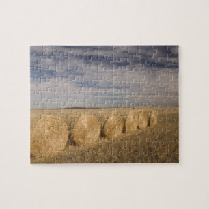 Puzzle Canada, Saskatchewan, Craik : Roulements de foin /