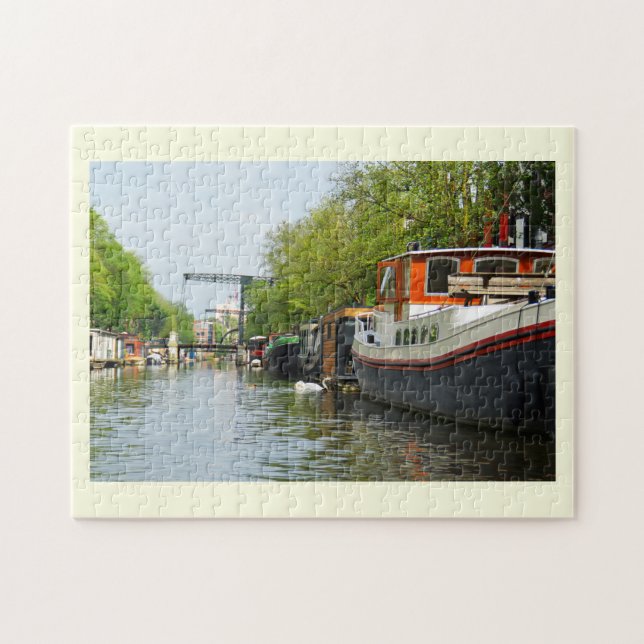 Puzzle Canal à Amsterdam (Horizontal)