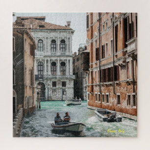 Puzzle Canal de bateau de Venise