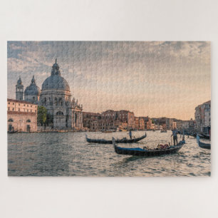 Puzzle Canal de Venise Gondolas Italie