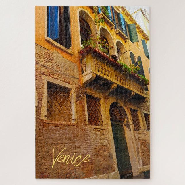 Puzzle Canal de Venise Vie Bâtiment Italien (Vertical)
