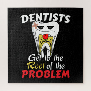 Puzzle Canal racine pour dentiste - Jeu de cavité pour de