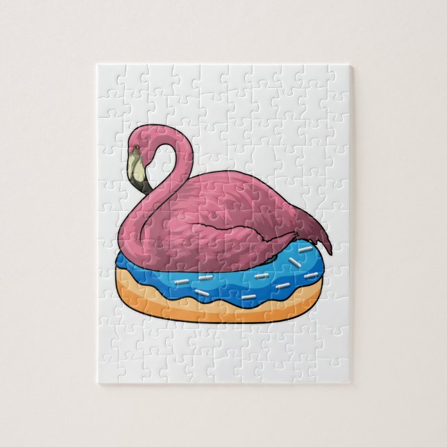 Puzzle Canard avec Donut (Vertical)