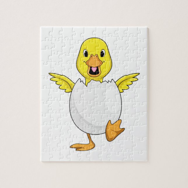 Puzzle Canard avec oeuf (Vertical)