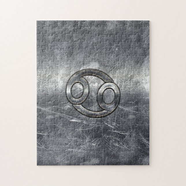 Puzzle Cancer Zodiac Connexion de style industriel (Vertical)