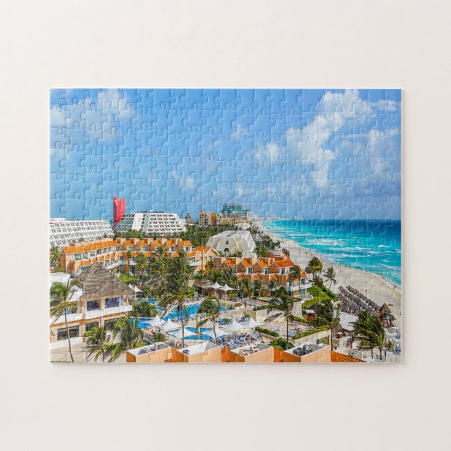 Puzzle Cancun Mexique. (Horizontal)