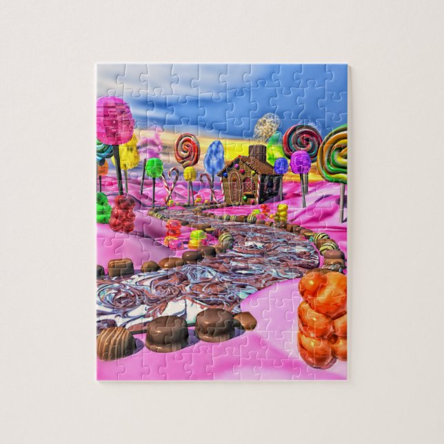 Puzzle Candyland rose (Vertical)