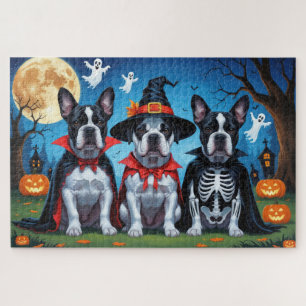 Puzzle Cane Corso Chiens Citrouille Halloween Funny