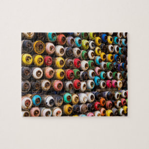 Puzzle Canettes de peinture Spray usagées