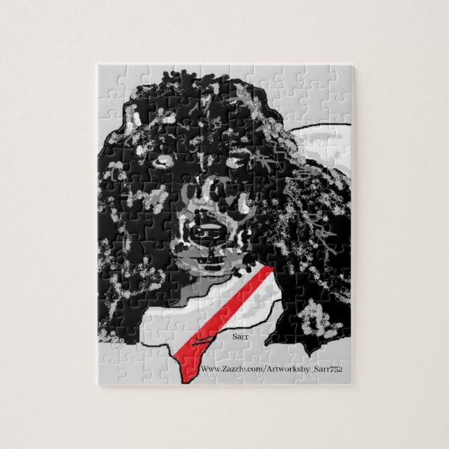 Puzzle :Caniche (Vertical)