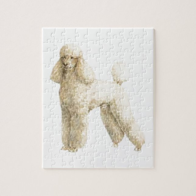 Puzzle Caniche -- Agrafe de chiot (Vertical)