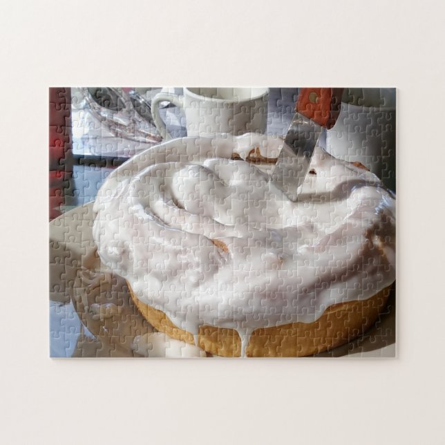 Puzzle Cannelle Roll Snack Dessert de nourriture Creative (Horizontal)