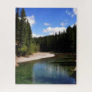 Puzzle Canoe Meadows Kananaskis Canada Photo