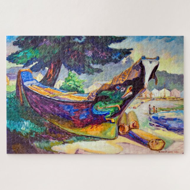 Puzzle Canot de guerre indien | Emily Carr | (Horizontal)