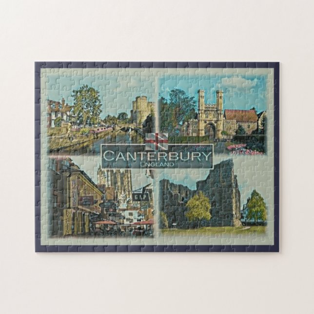 Puzzle Canterbury - Angleterre - Europe - (Horizontal)