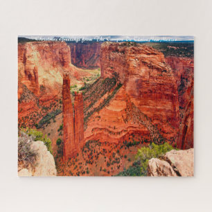 Puzzle Canyon de Claire Nouveau-Mexique. Vœux de Noël