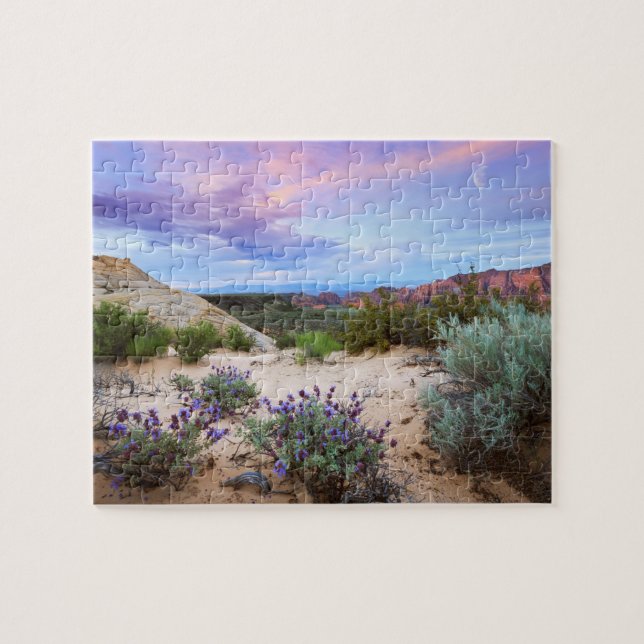 Puzzle Canyon de neige Utah (Horizontal)