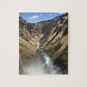 Puzzle Canyon grand de parc de Yellowstone