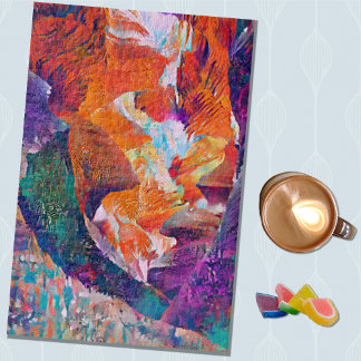 Puzzle Canyon semi -bstract art puizzle