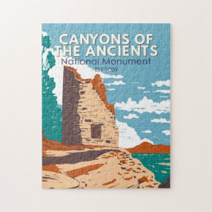 Puzzle Canyons des Anciens Monument National Colorado