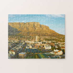 Puzzle Cap Ville Avec La Montagne De La Table