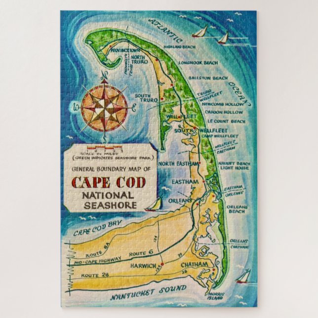 Puzzle Cape Cod National Seashore 20x30 (Vertical)