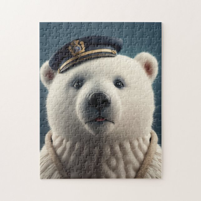 Puzzle Capitaine du pilote d'ours polaire (Vertical)