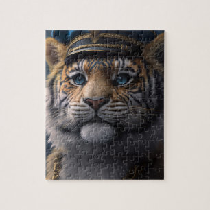Puzzle Capitaine pilote de tigre