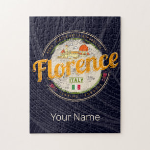 Puzzle Capitale de Florence Toscane Italie souvenir vinta