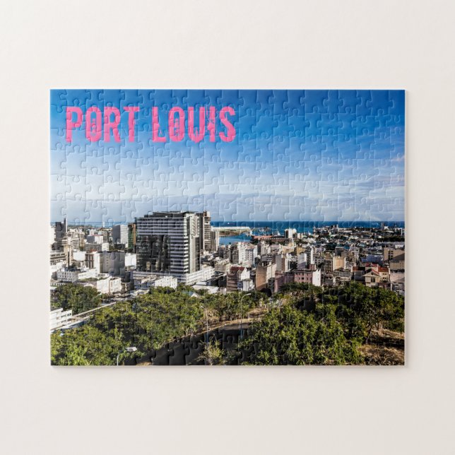 Puzzle Capitale Maurice de Port Louis Skyline (Horizontal)