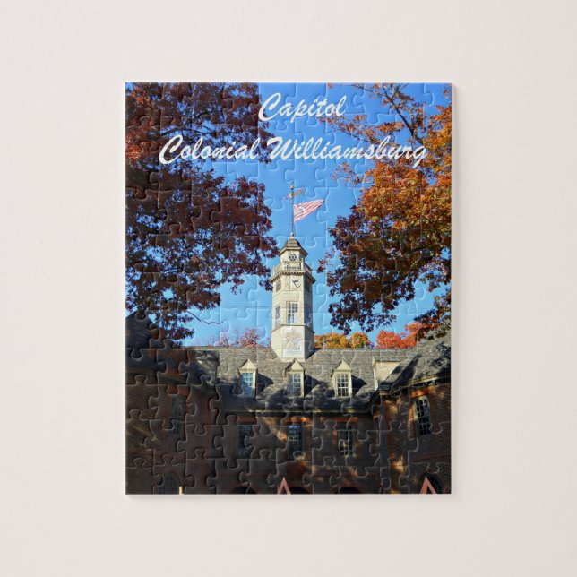 Puzzle Capitol, Colonial Williamsburg (Vertical)
