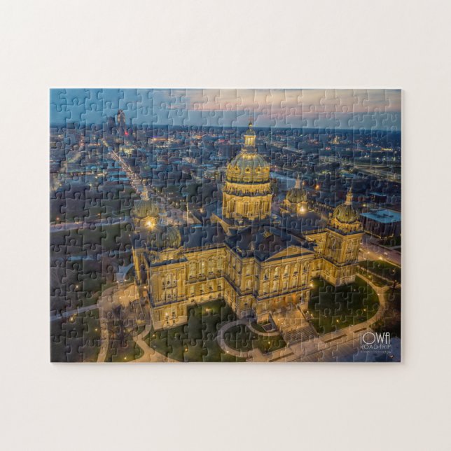 Puzzle Capitole de l'État de l'Iowa (Horizontal)