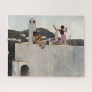 Puzzle Capri Girl sur un toit par John Singer Sargent