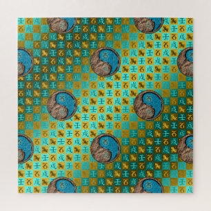 Puzzle Capricorne & Chien d'Eau