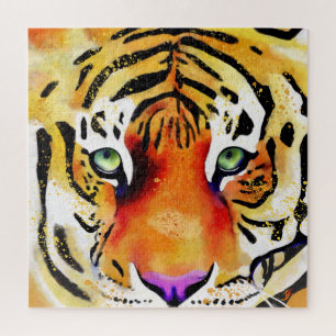 Puzzle Capturer la Majesté : le regard d'un tigre
