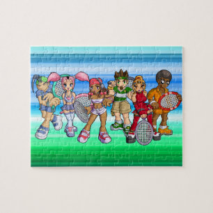 Puzzle Caractères de tennis d'Anime