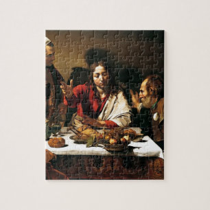 Puzzle Caravaggio - dîner chez Emmaus - peinture