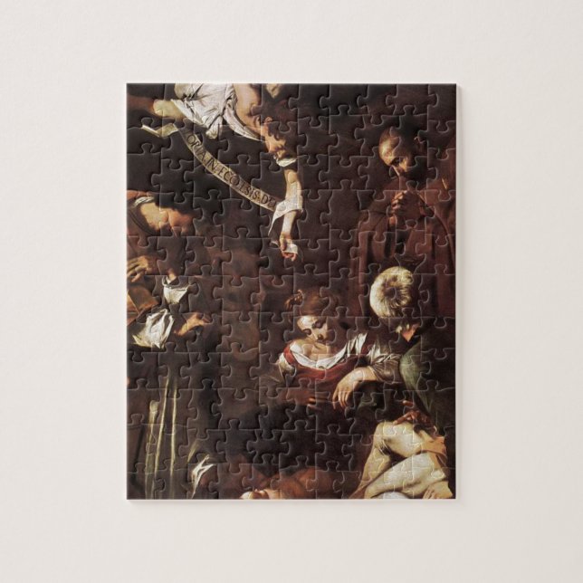 Puzzle Caravaggio - nativité avec le St Francis et le St (Vertical)