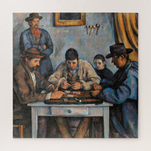 Puzzle Card Players Paul Cezanne Painting Art