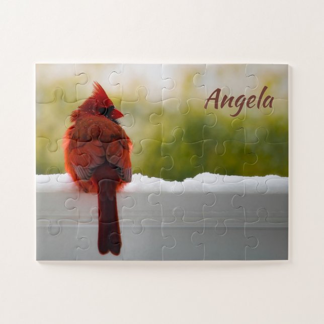 Puzzle Cardinal masculin 14x11 facile (Horizontal)