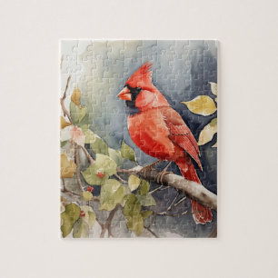 Puzzle Cardinal rouge