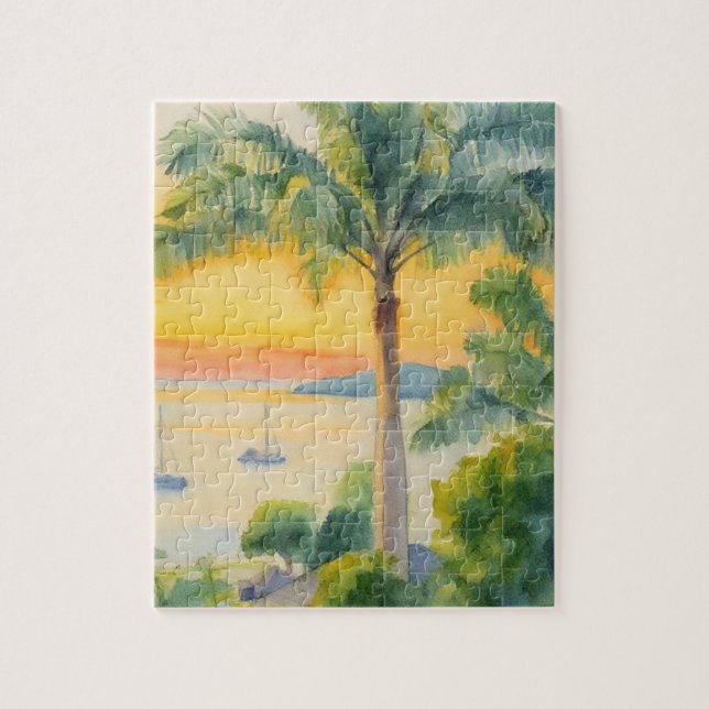 Puzzle Caribbean sunrise (Vertical)
