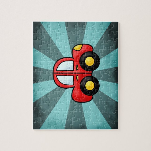 Puzzle Caricature de voiture (Vertical)