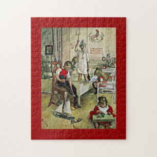 Puzzle Carl Larsson art : Noël matin