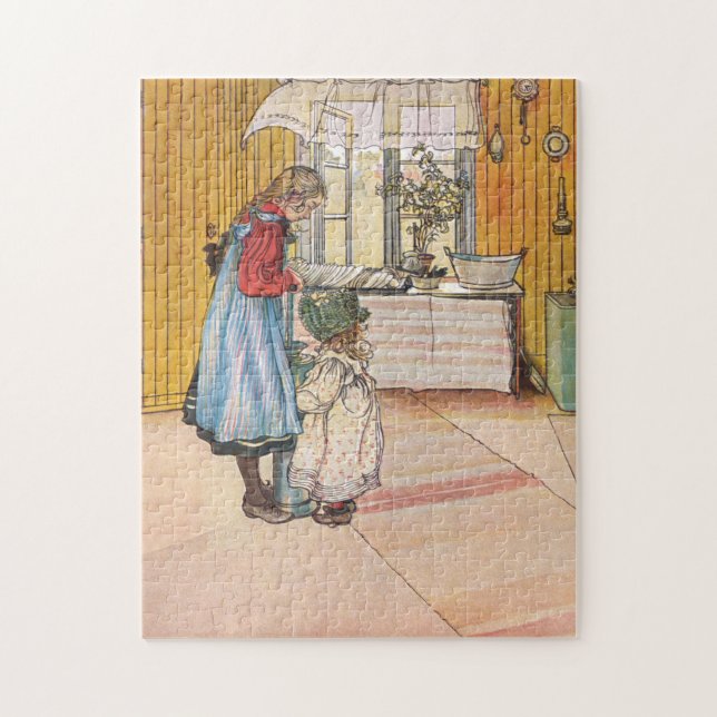 Puzzle Carl Larsson - The Kitchen 1898 (Vertical)