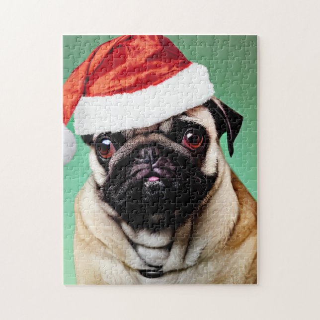 Puzzle Carlin Chien Noël (Vertical)